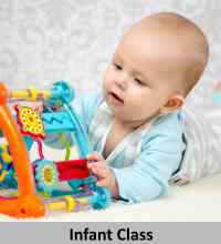 Infant montessori class in Plano, TX