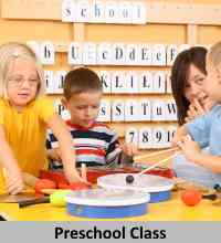 Preschoolers playing music - Plano, TX